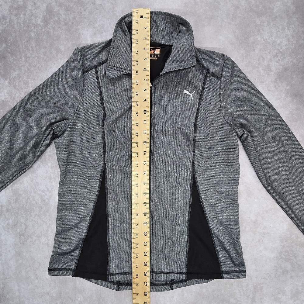 Puma Ribbed Zip-Up Athletic Jacket - Picture 12 of 15